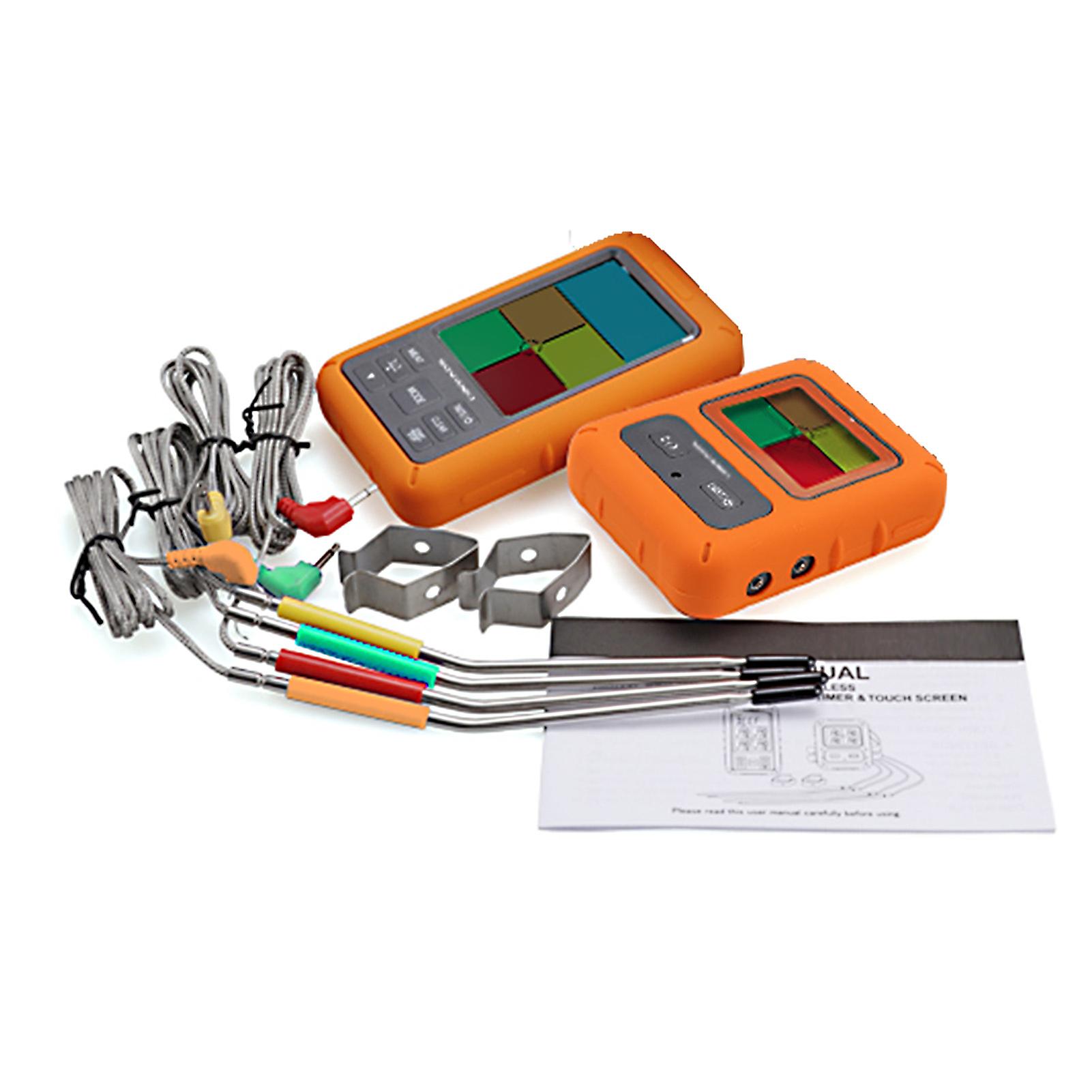 Wireless Meat Thermometer With 4 Probes