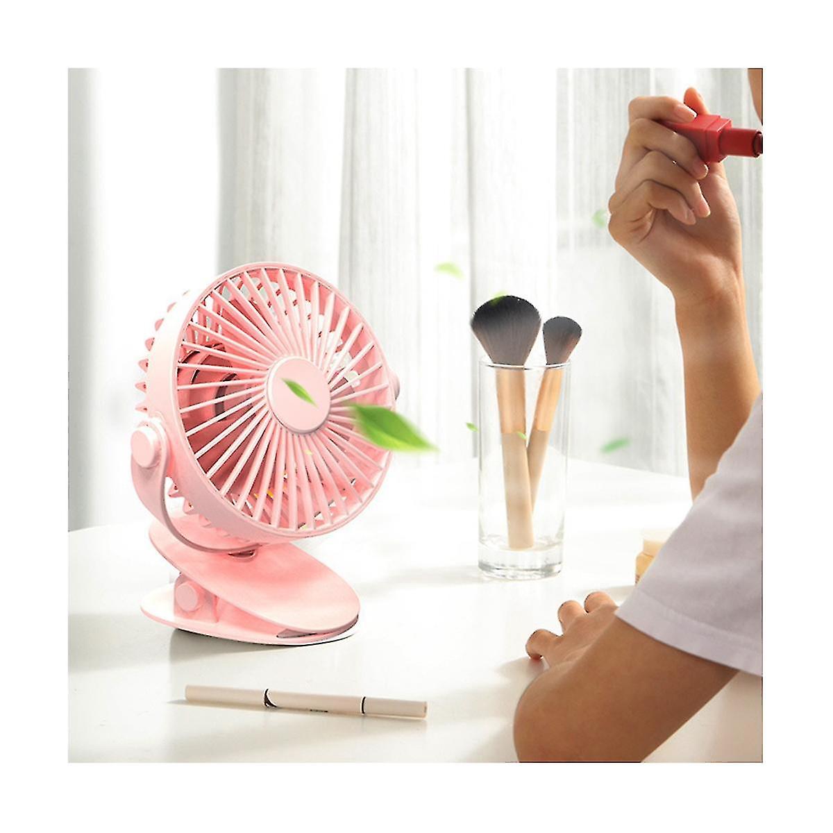Funct Clipped Fan 360 Rotat 3-speed Usb Desktop Fan Portable Silent Condite