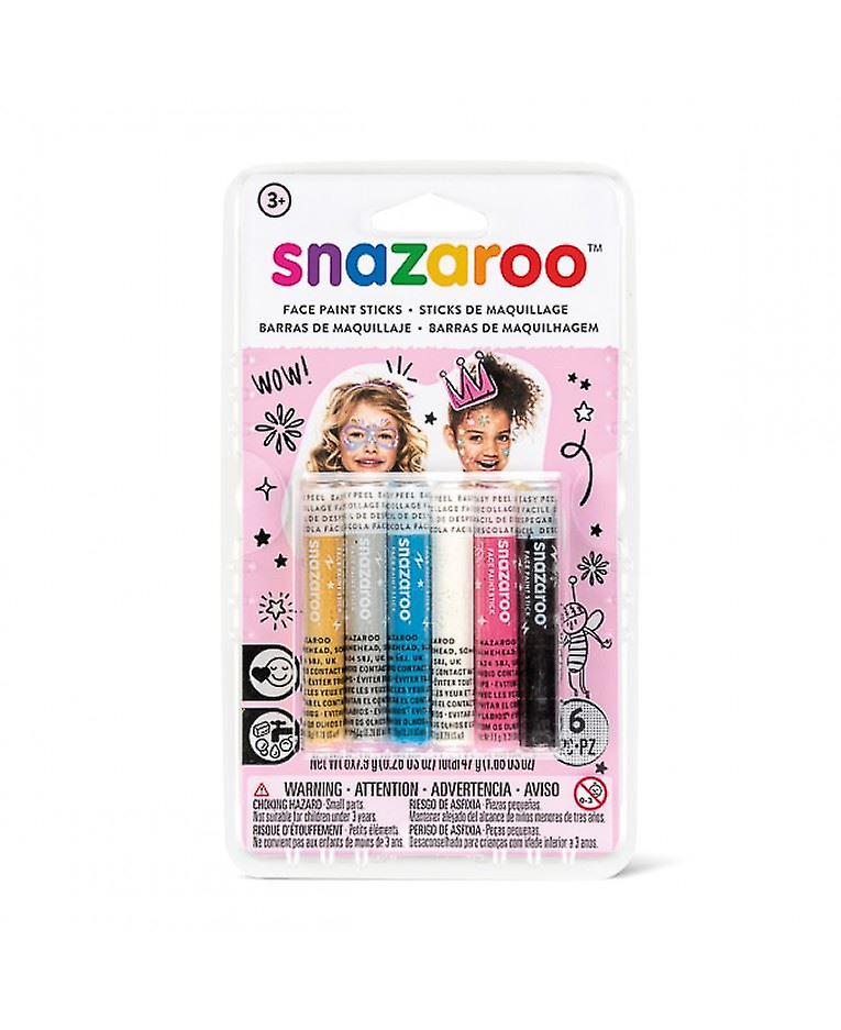 Snazaroo Face Paint Sticks Fantasy - 6 Sticks