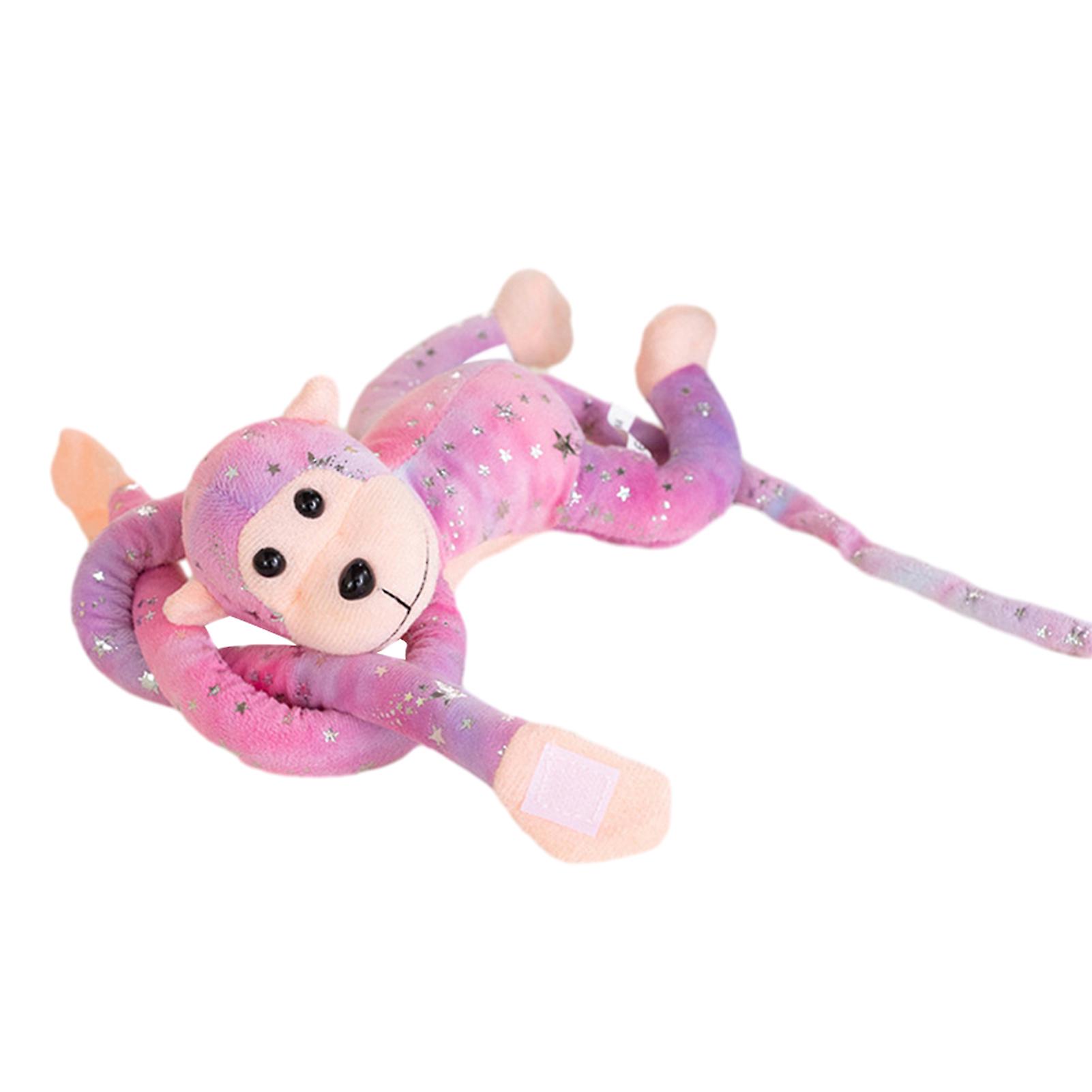 Cute Colorful Long Arm Monkey Plush Doll Comfortable Plush Filling Throw Pillow for Kid Boy Girl Women