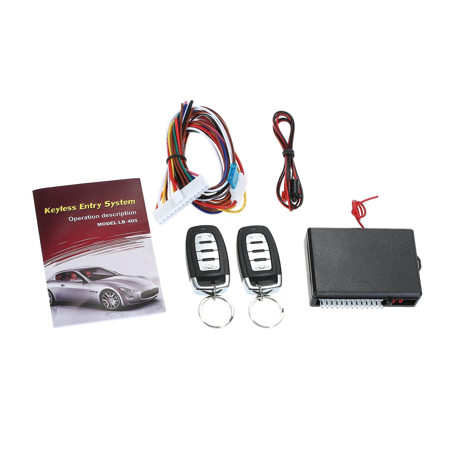 Universal Car Remote Central Kit Locking Keyless Entry System 4 Button DC 12V for Car Vehicle Automo