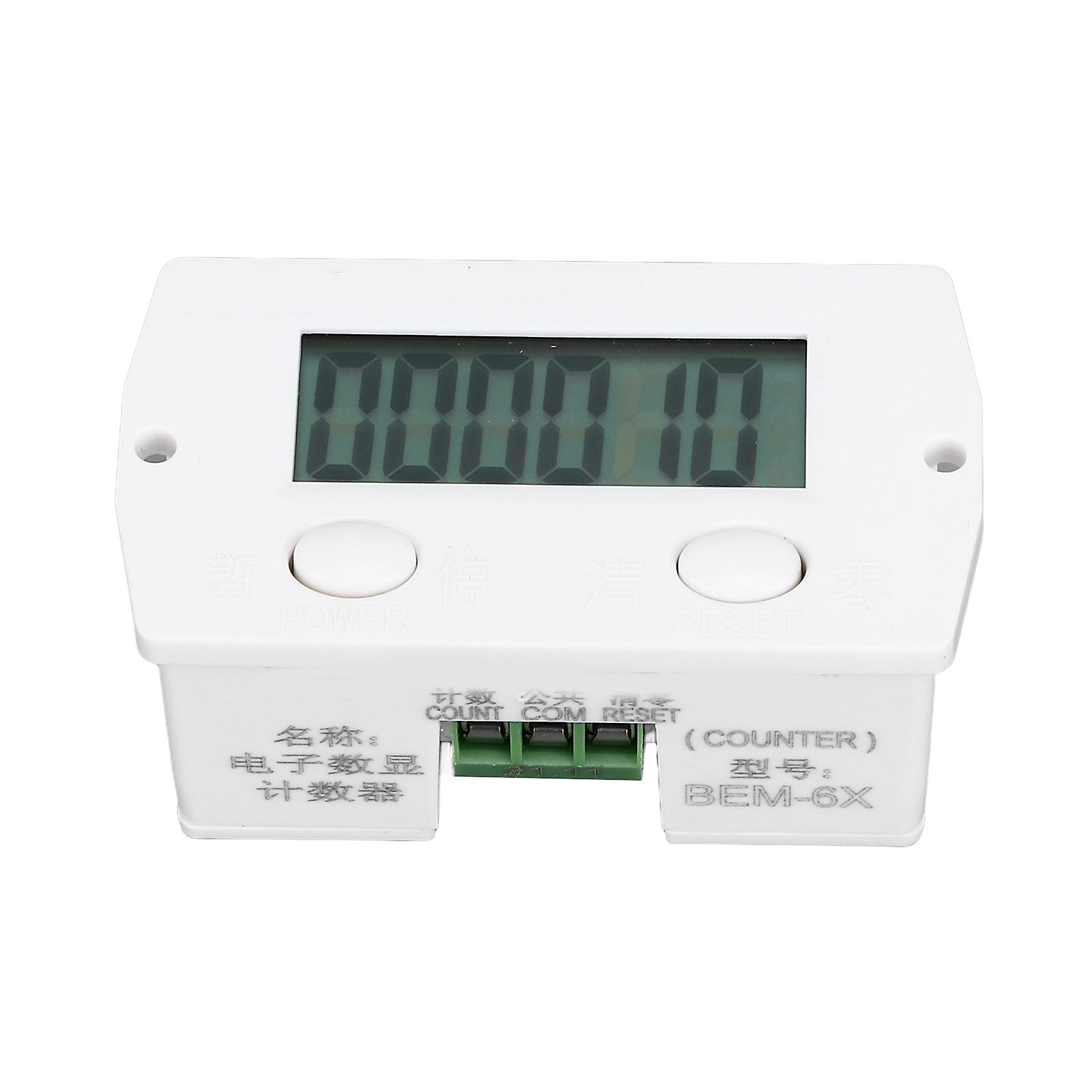 BERM Electronic Counter Magnetic Induction Digital Display Industrial Punch Counter 0‑999999 