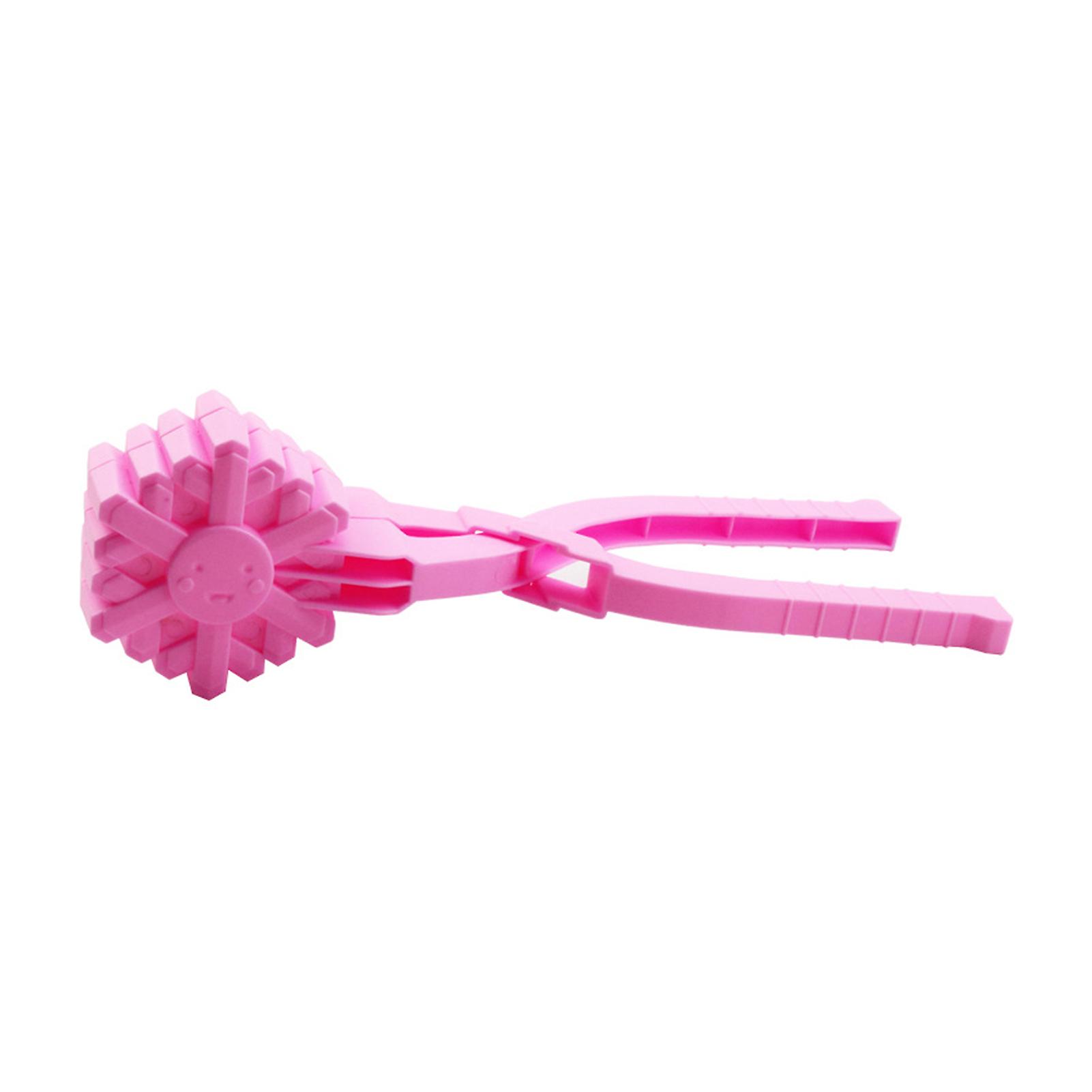 Snowflake Shape Snowball Clip Ergonomic Handle Snowball Making Toy for Outdoor Playing
