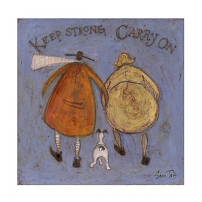 Sam Toft Keep Strong Carry On Paper Print