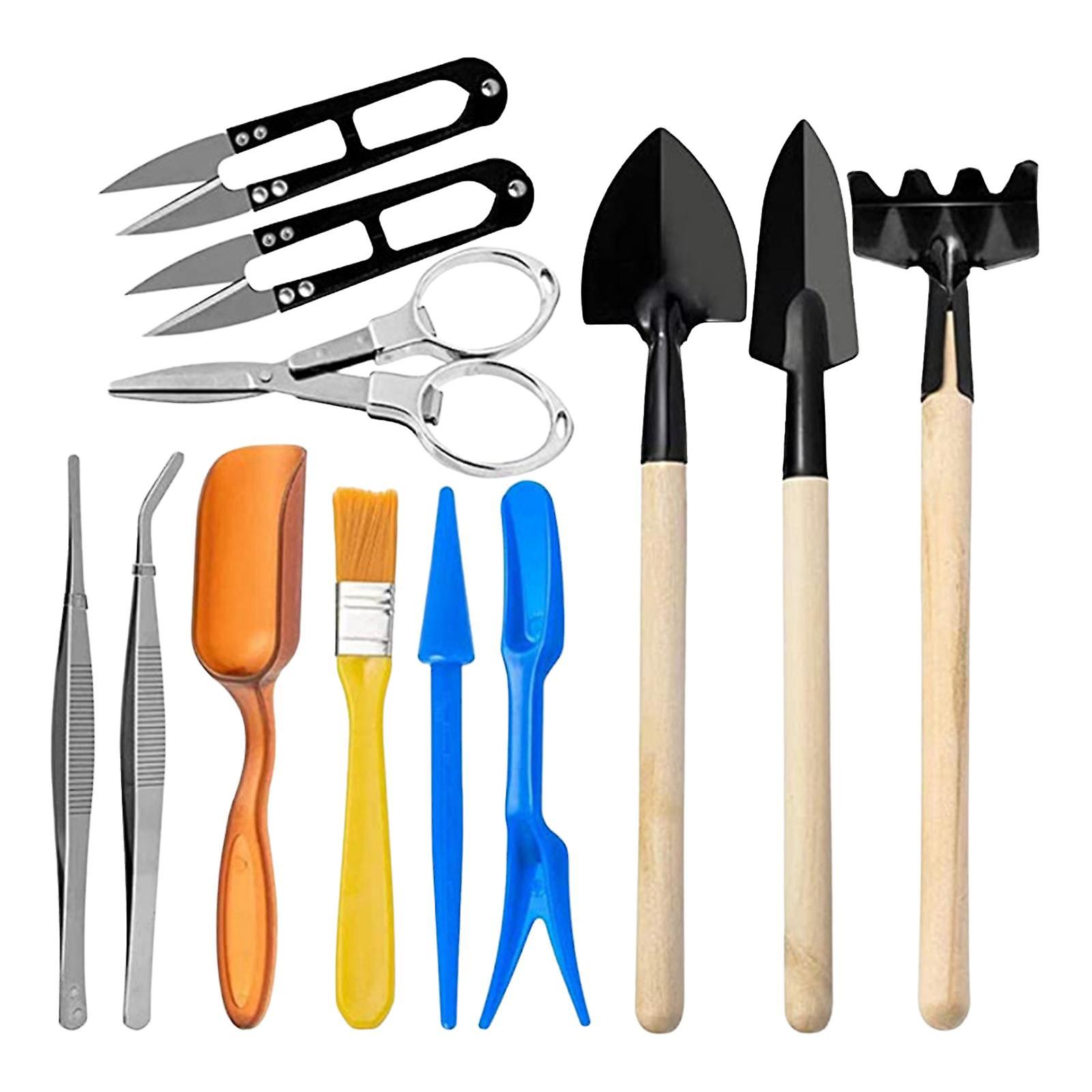 12Pcs Succulent Tools Durable Digging, Weeding Mini Gardening Hand Tools Set