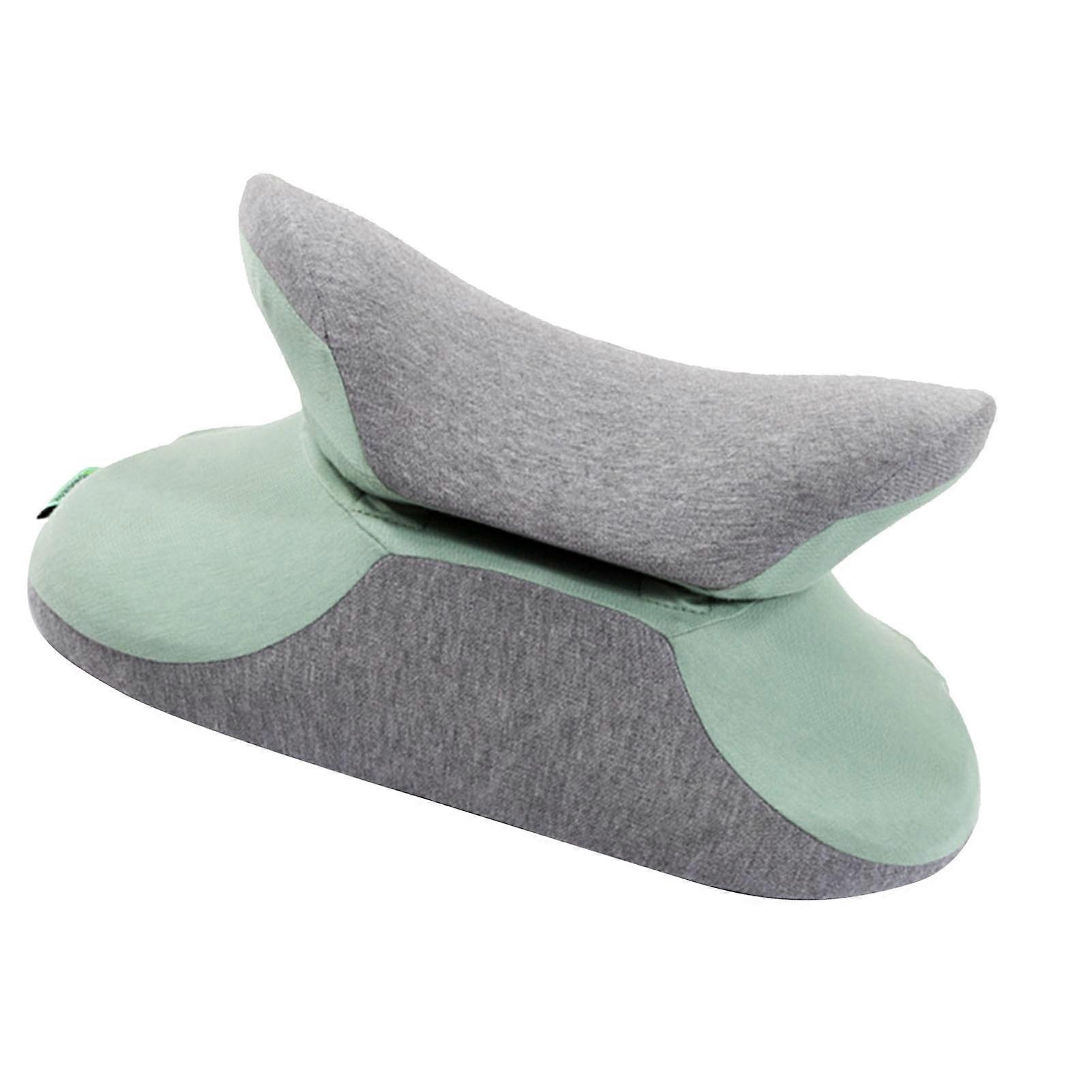 Memory Foam Nap Pillow Office Noon Sleeping Pillow School Table Desk Pillow for Students Fruit Green 38x33x15cm