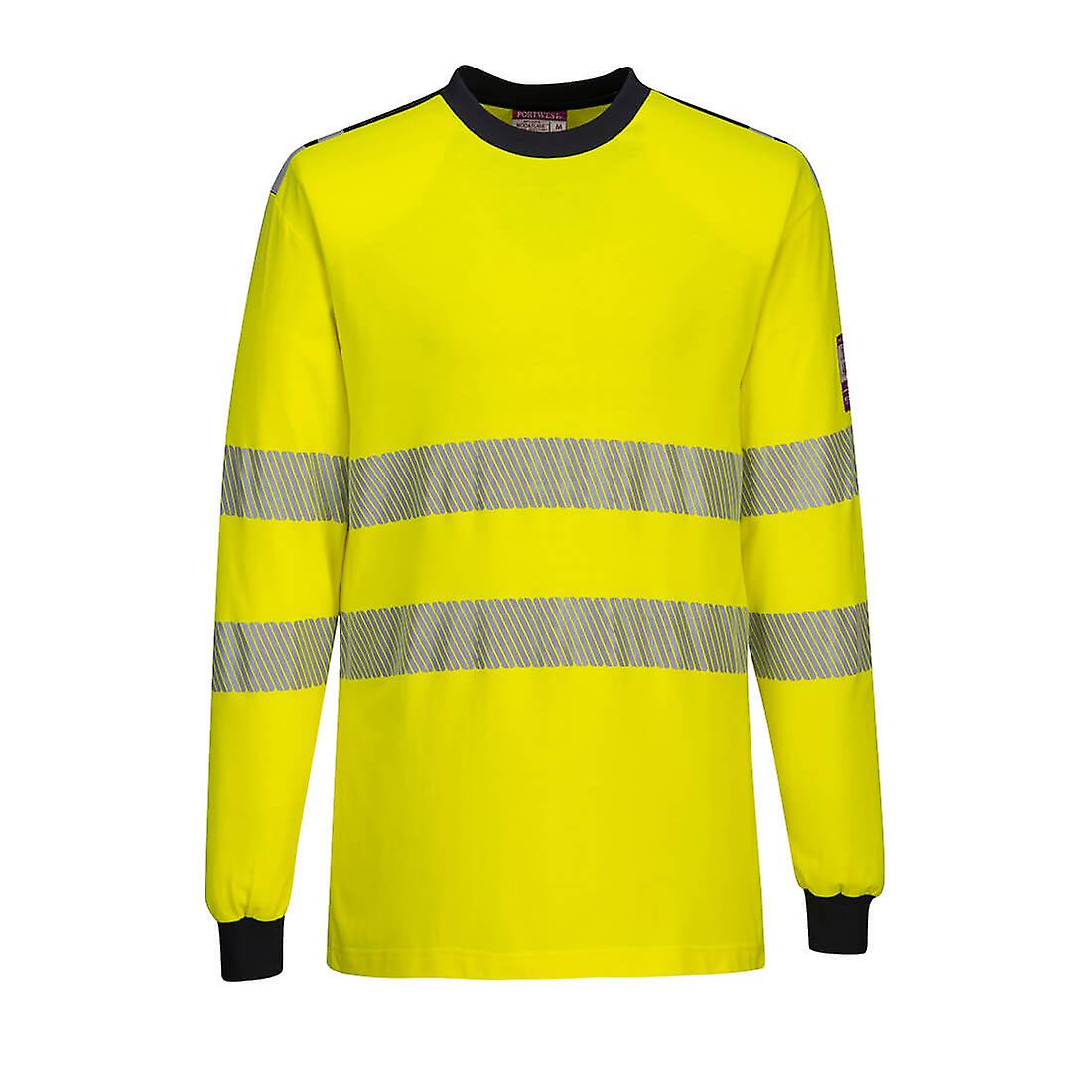 Portwest Fr701 Wx3 Flame Retardant Hi-vis T-shirt