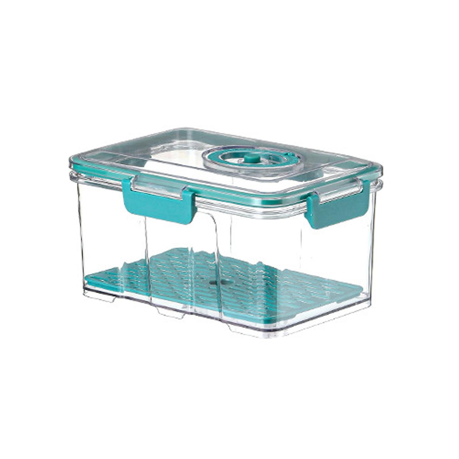 Food Container Transparent High Capacity Good Sealing Vacuum Refrigerator Fresh-keeping Box with Lid