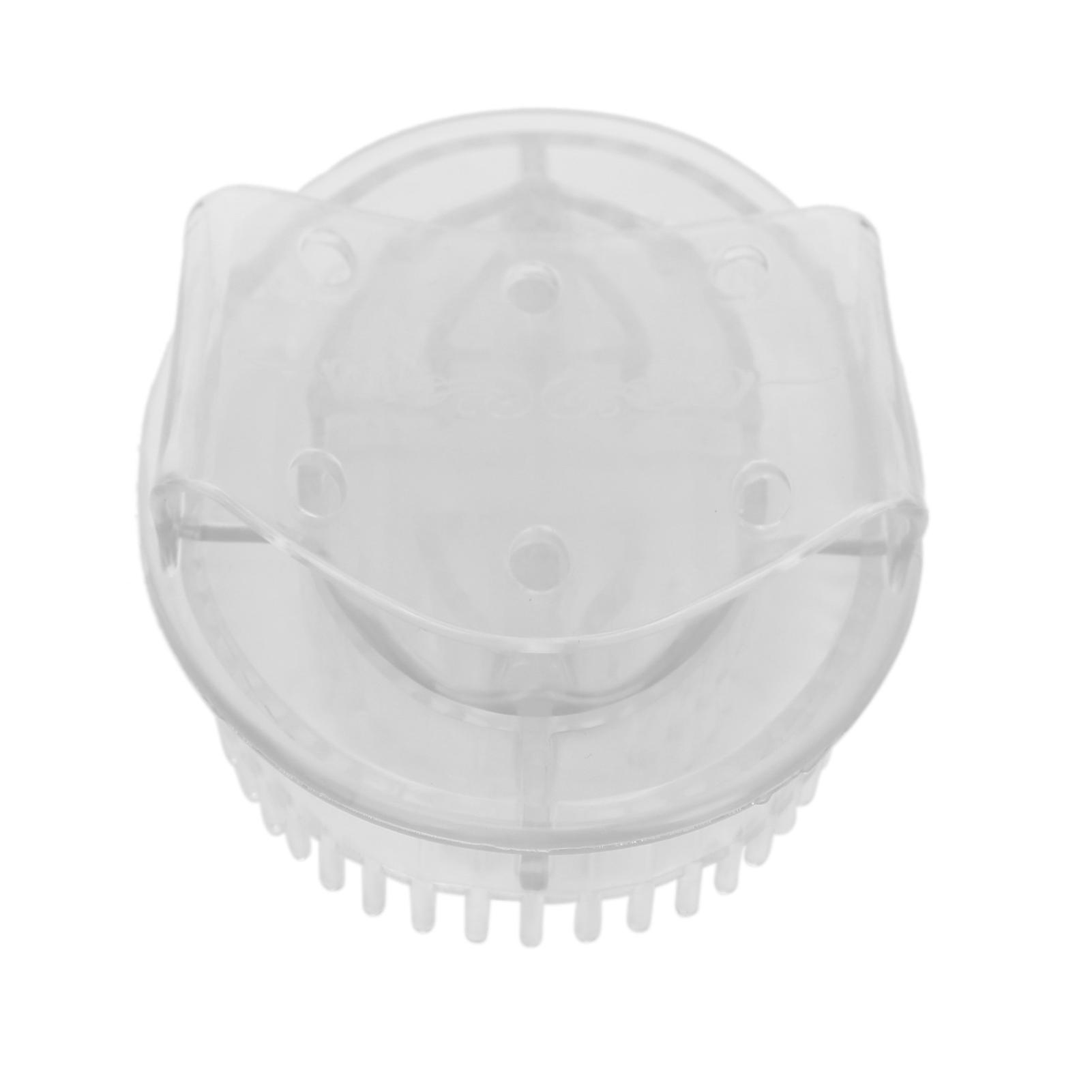 Essential Oil Brush for Meridians, Relaxation, Lymphatic Detoxification, Transparent Body Brush, Round