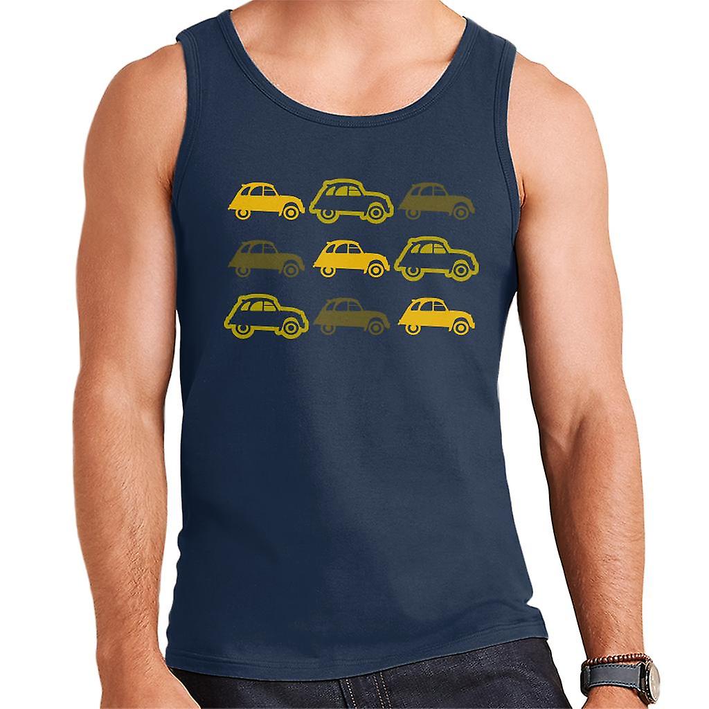 Citroen Vintage 2CV Pattern Men's Vest