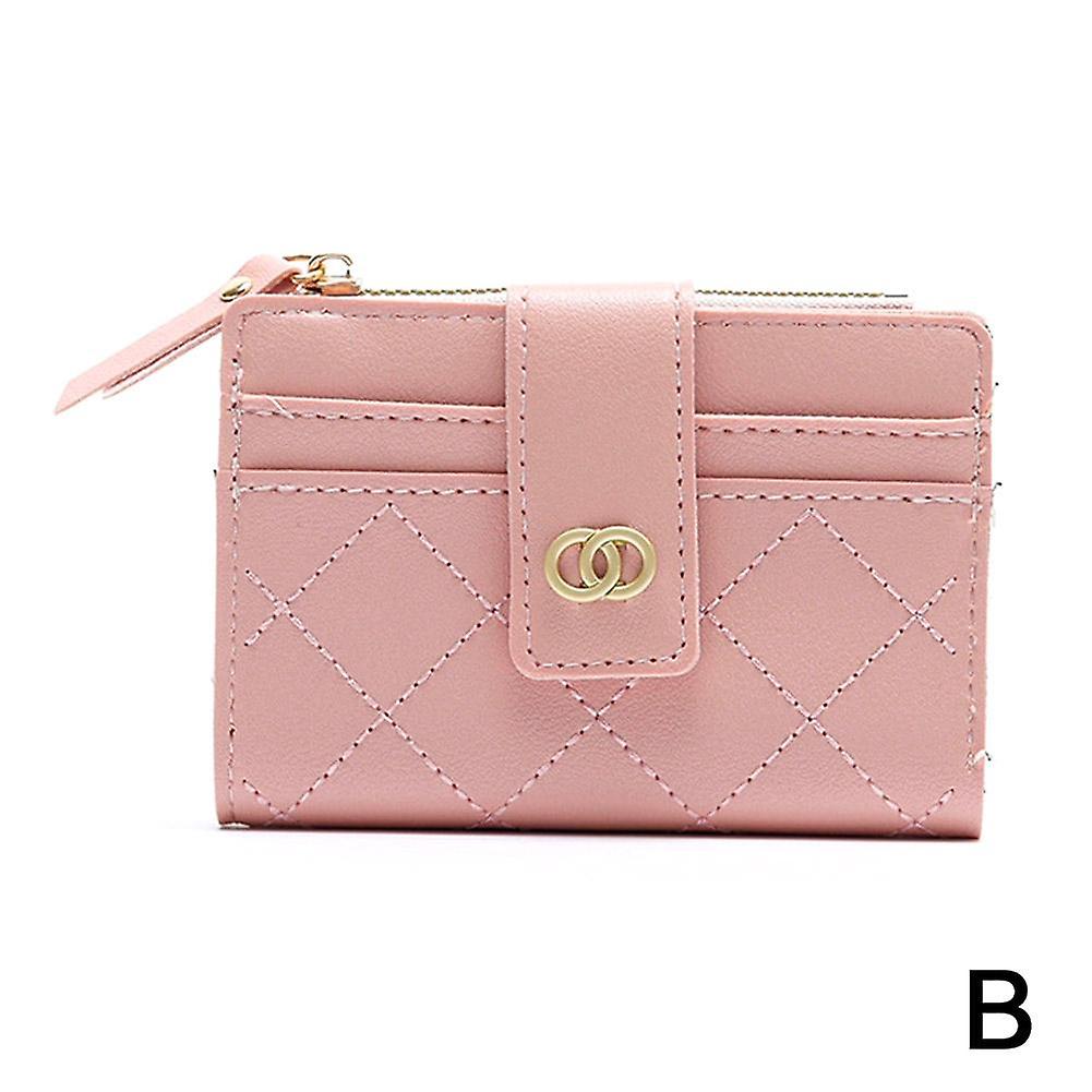 Porta-cartões feminino elegante com zíper para vários cartões e moedas, compacto e com fechamento seguro.