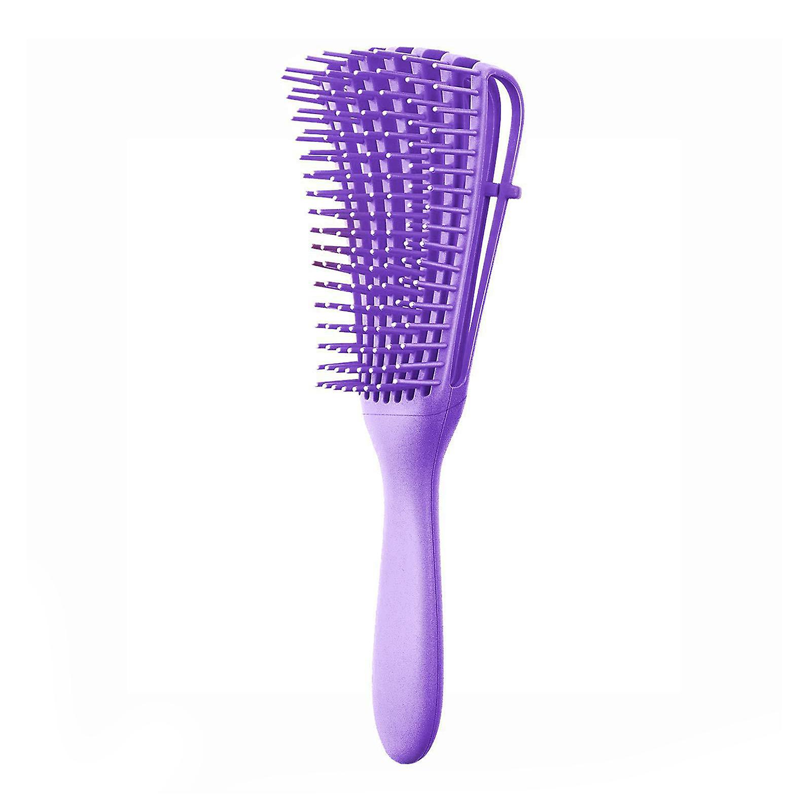 Round Handle Hollow Massage Comb Multi-Function Smoothing Hair Comb for Hairdressing