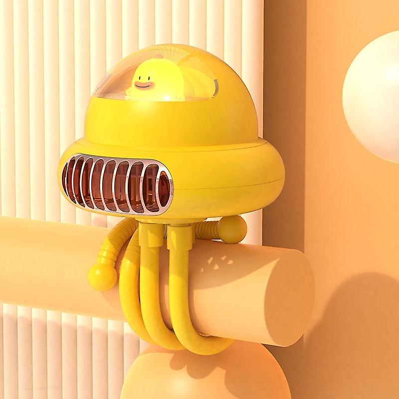 Silent Octopus Bladeless Fan Yellow