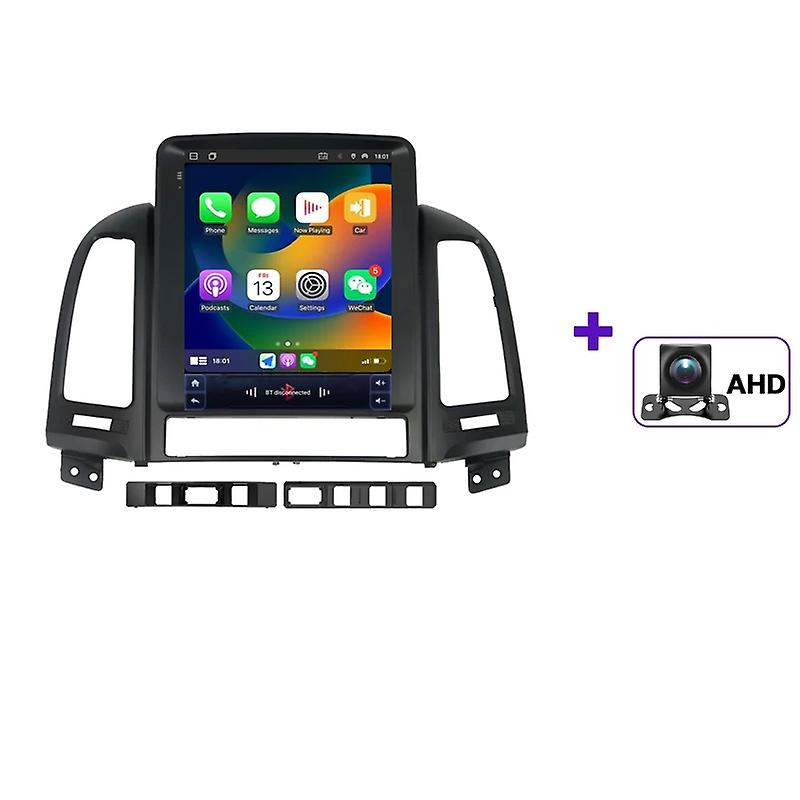 Android Auto Carplay 9.7inch Radio For Hyundai Santa Fe 2 2006-2012 GPS Carplay Tesla Style Radios
