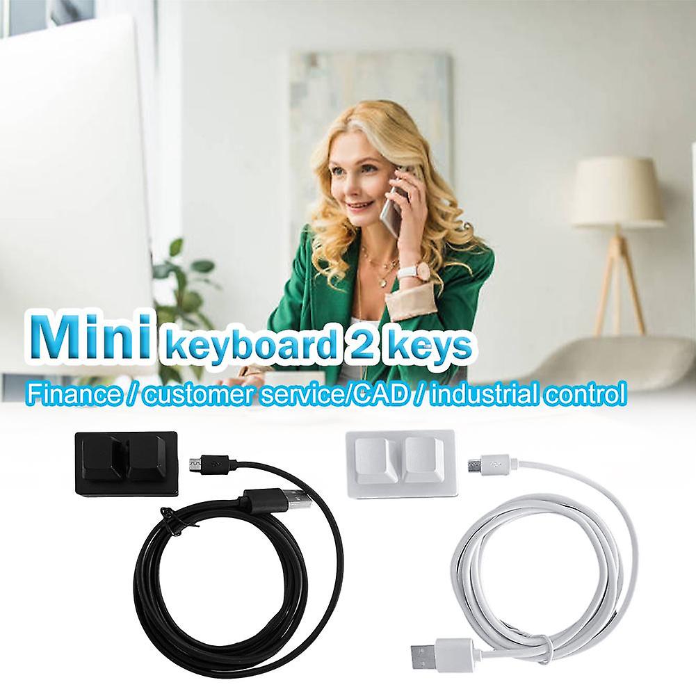 ميني لوحة المفاتيح 2 مفاتيح برمجة الألعاب تبديل ألعاب الإيقاع