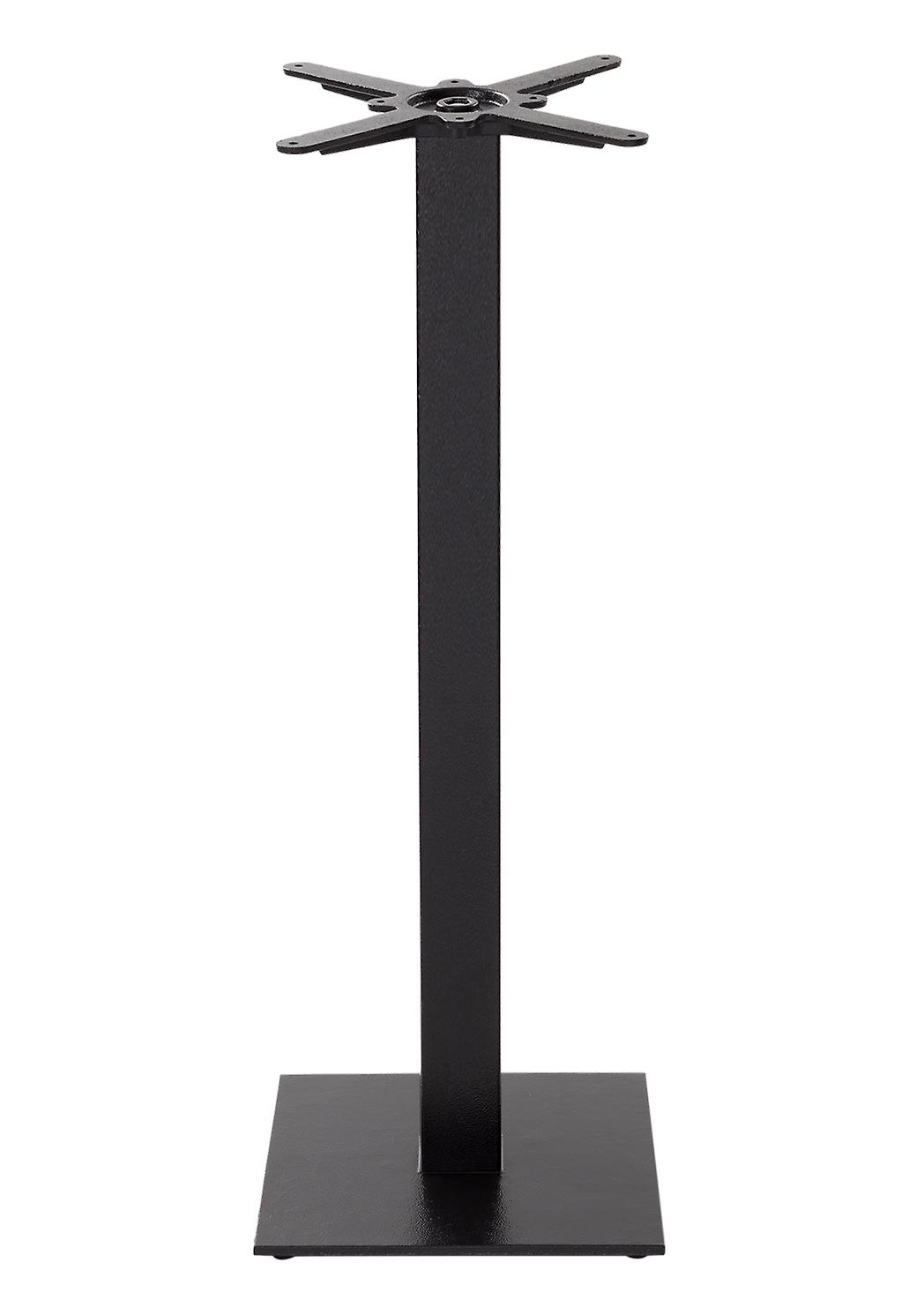 Black cast iron square table base - Small 1050 mm