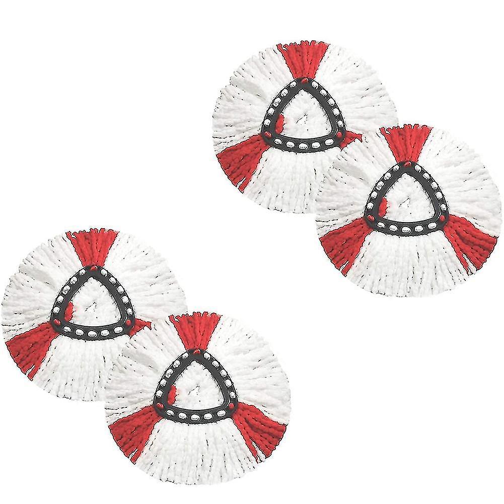 4pcs Mop Heads Replacement Compatible With Vileda O-cedar Replacement Head