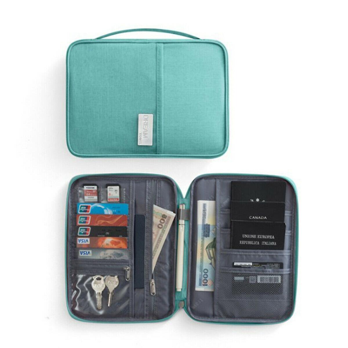 Travel Passport Bag Document Package Carrying Card Case Passport Document Rfid Card