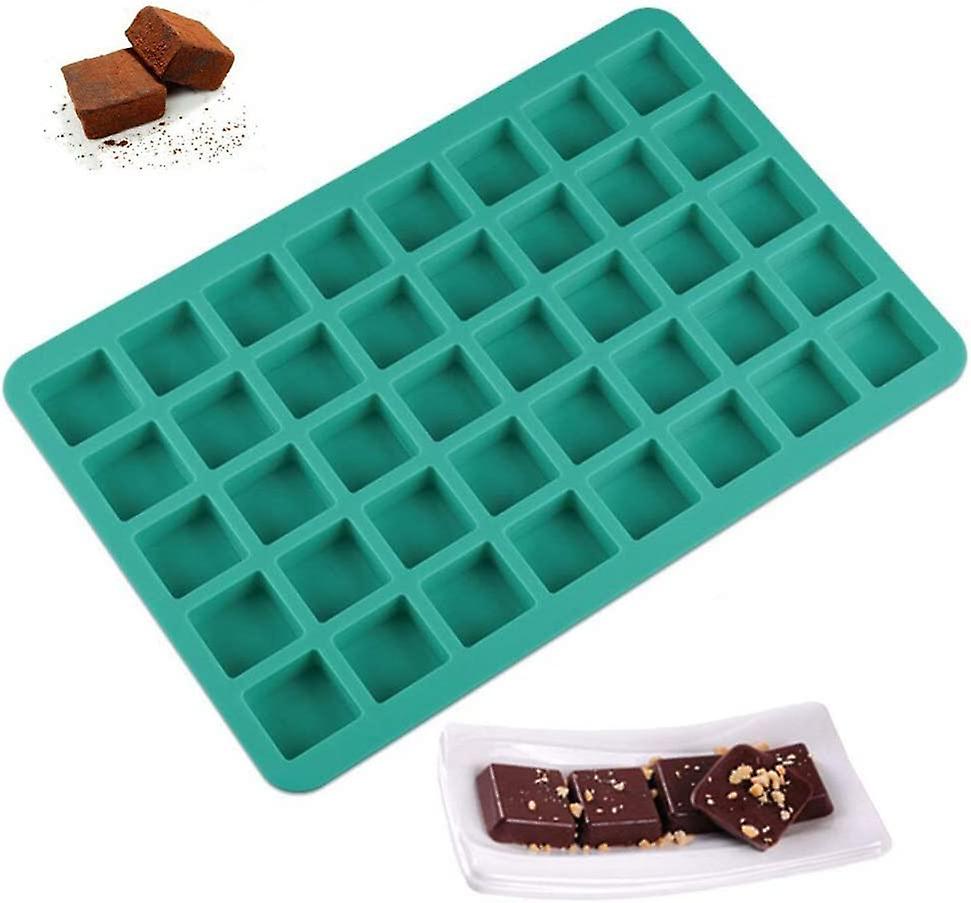 40-Cavity Square Caramel Candy Silicone Molds,Chocolate Truffles Mold,Whiskey Ice Cube Tray