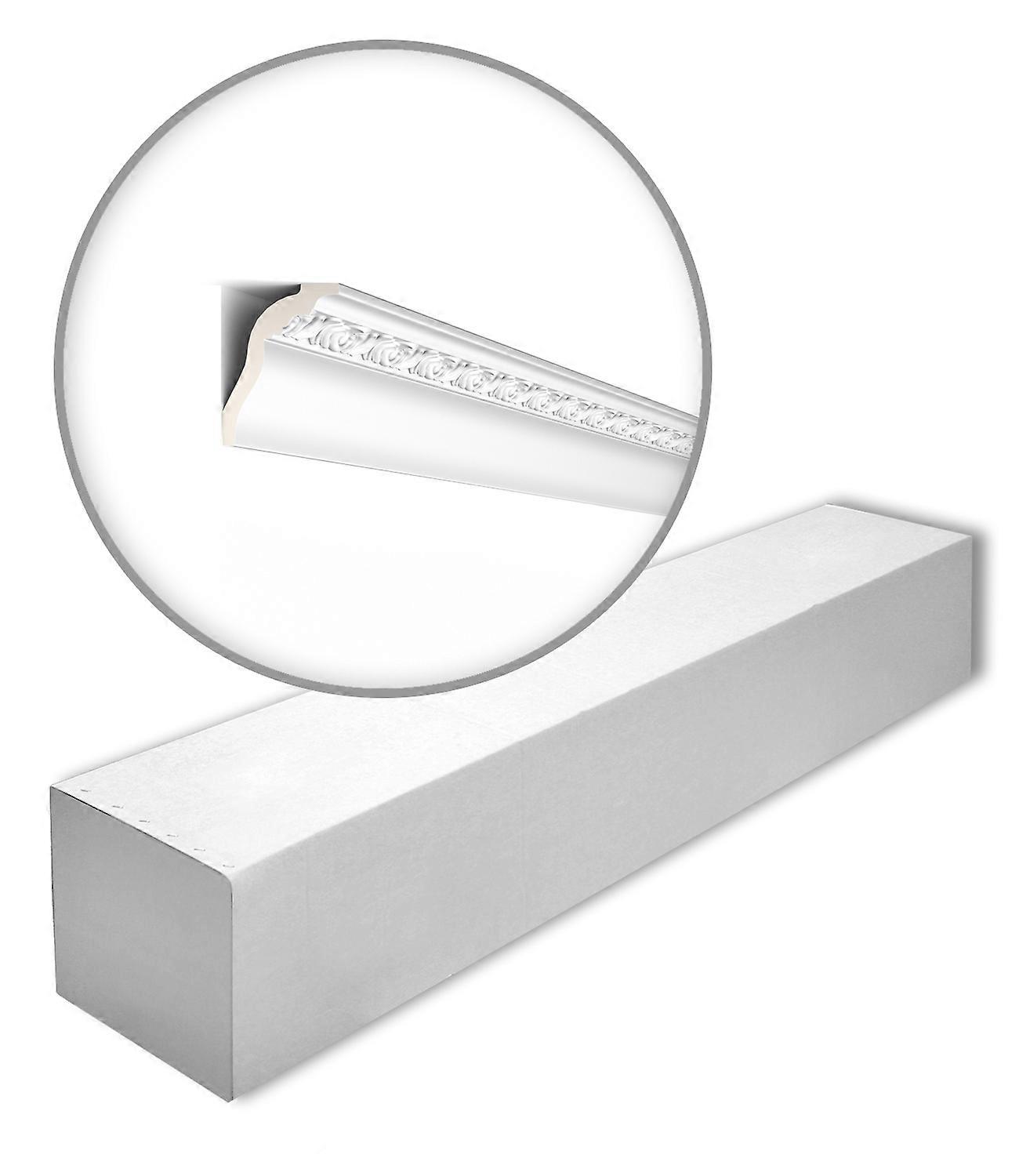 NMC 12 x Cornice moulding Z3-box 24 meter ARSTYL Rigid polyurethane foam 200 cm white pre-primed
