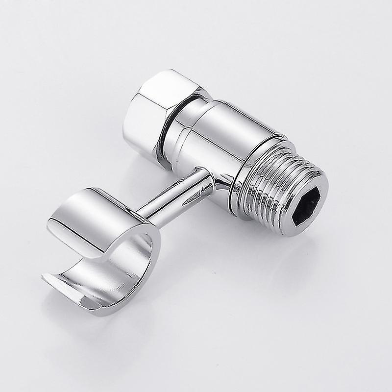 Shower Head Holder Rotary Punching Sprinkler Accessories No Need Pipe Fitting, Electroplating