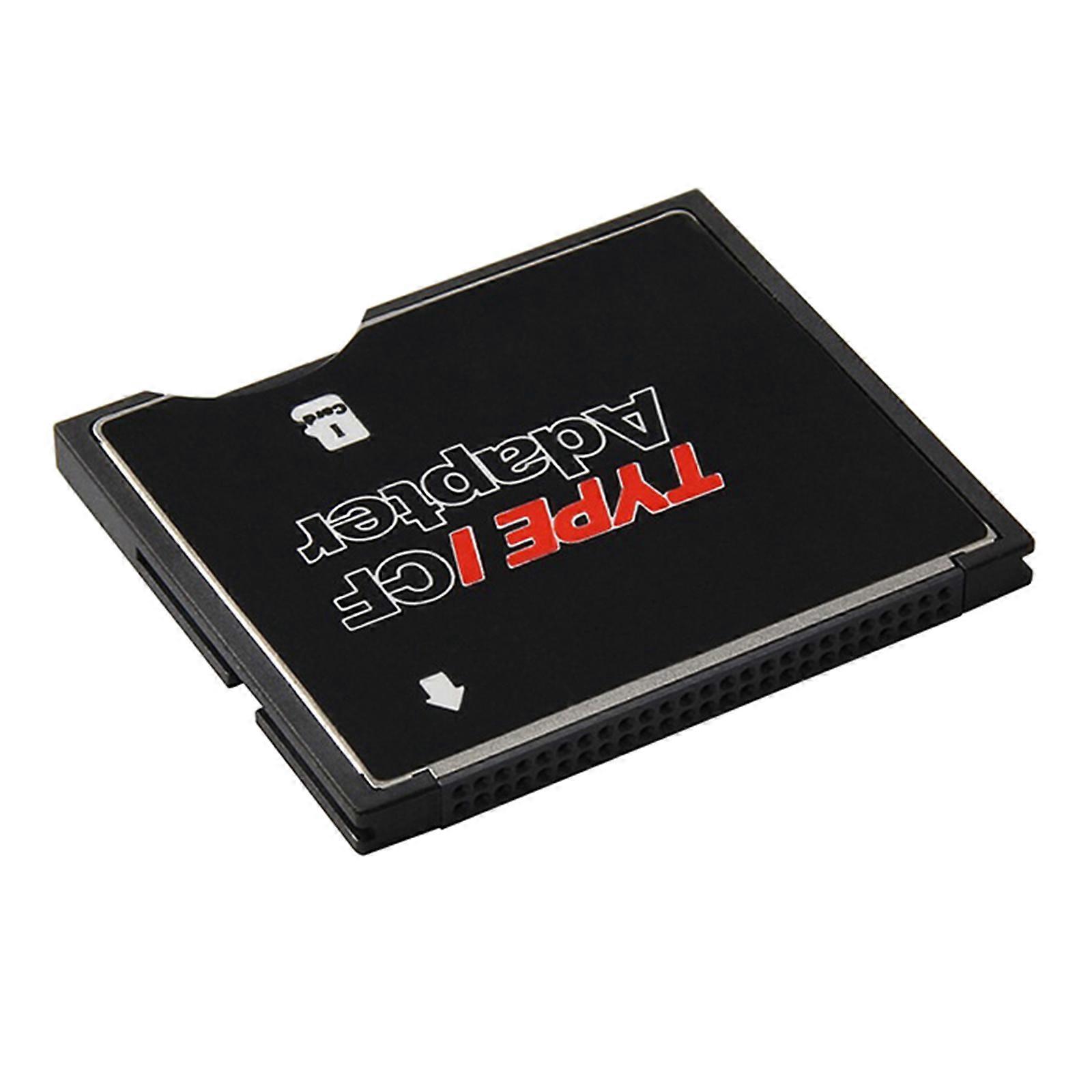  2 Port Micro-SD/SDXC TF to Compact Flash CF Type I Memory Card Reader Adapter