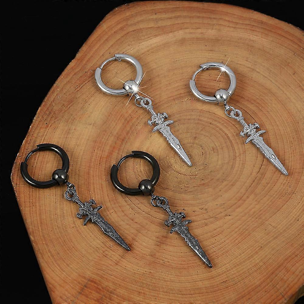 Detachable Arrow Stainless Steel Hoop Earrings - Helloice