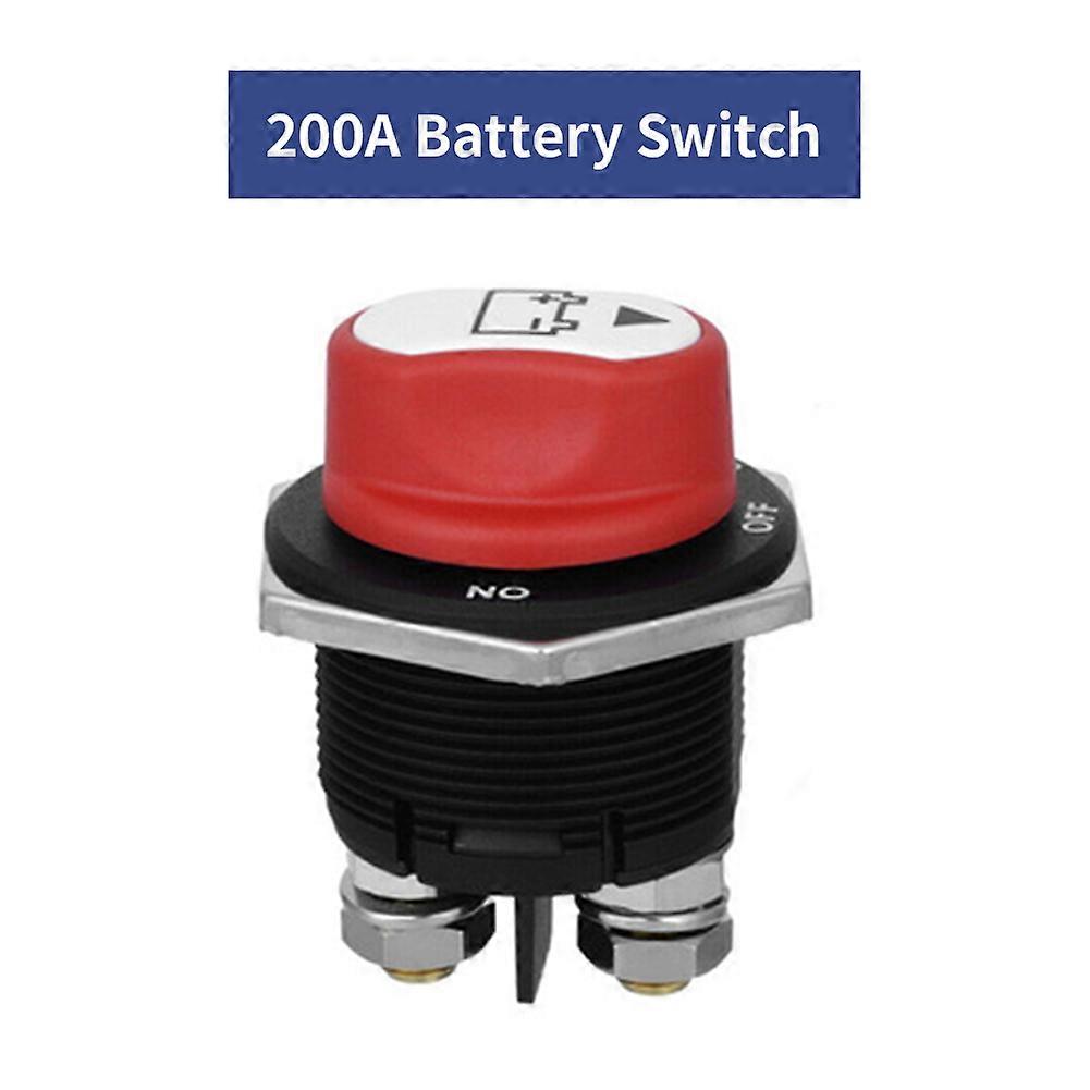 Car Battery Switch 12v 200a 100a 300a Motorcycle 32v Dc Max On-off 2p Spst Battery Switch For Car Mmotorcycle Suv Boart Camper