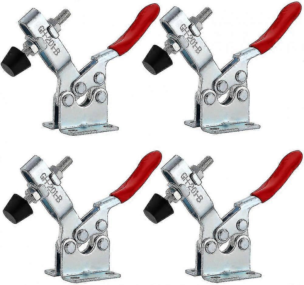4pcs Horizontal Toggle Clamp Joint Clamp Quick Release Capacity Horizontal