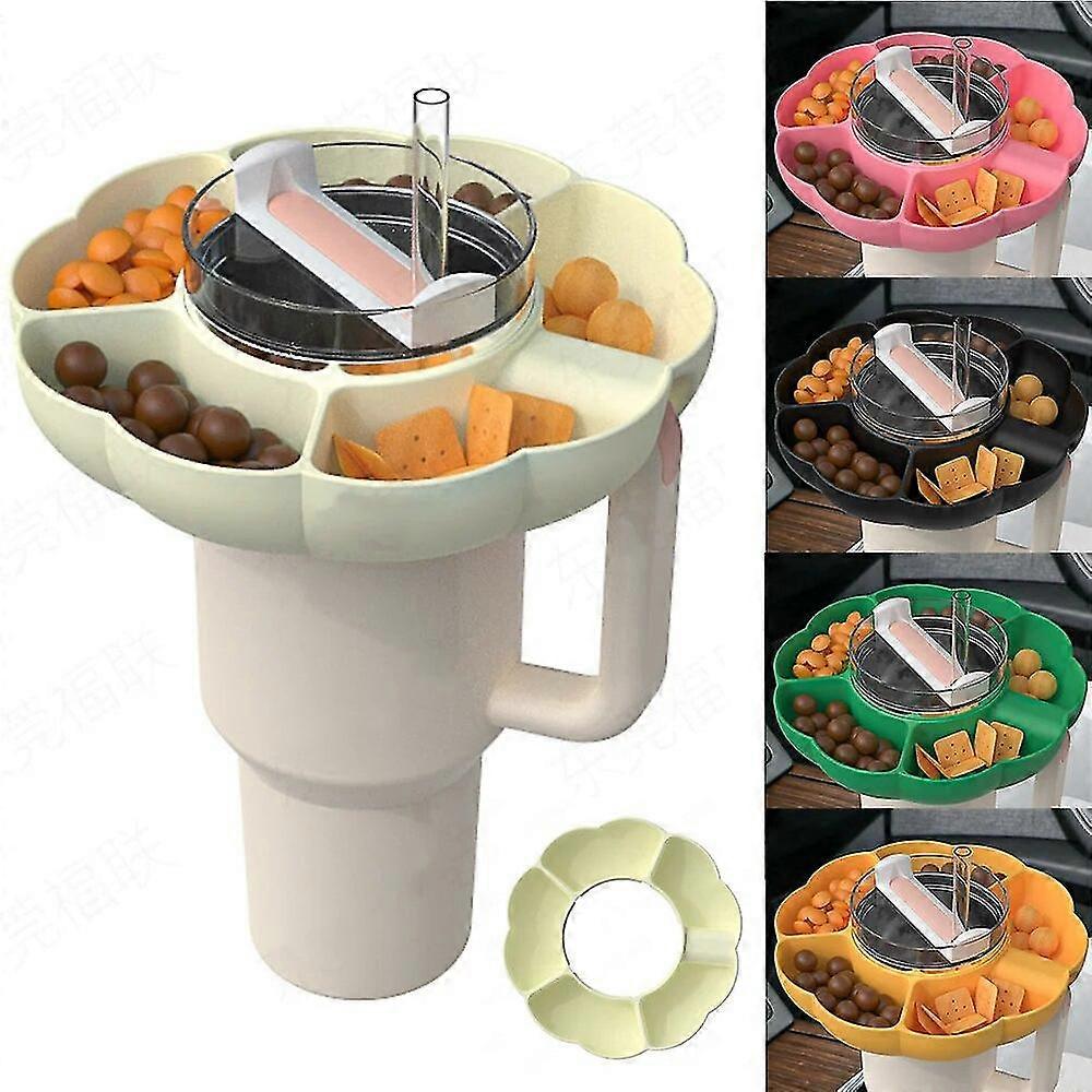 Snack Bowl For Stanley 40 Oz Tumbler With Handle Tumbler Snack Tray Compatible With Stanley Cup 40 Oz With Handle Reusable