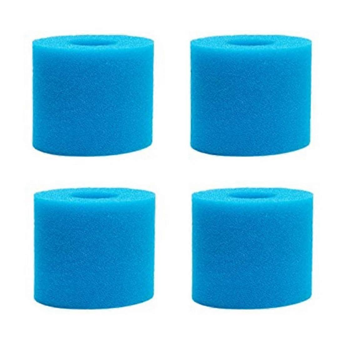 4 st poolfilter för typ H, reservfilter för poolfilter, skumsvampfilterpatroner för typ H