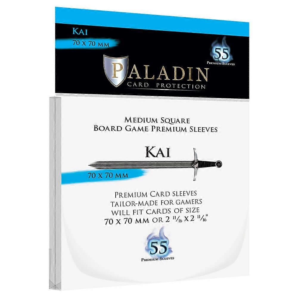 Paladin Square Premium Quality Sleeves Kai 70mm X 70mm Highest Level of Clarity