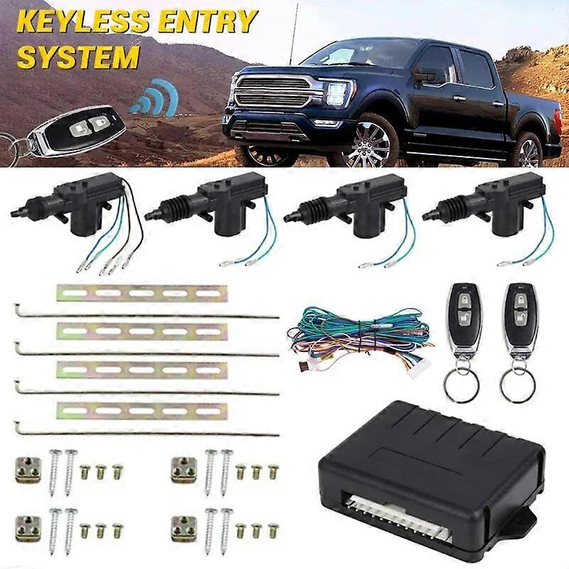 12V Universal Car Anti-theft Remote Central Kit Keyless Entry Security System