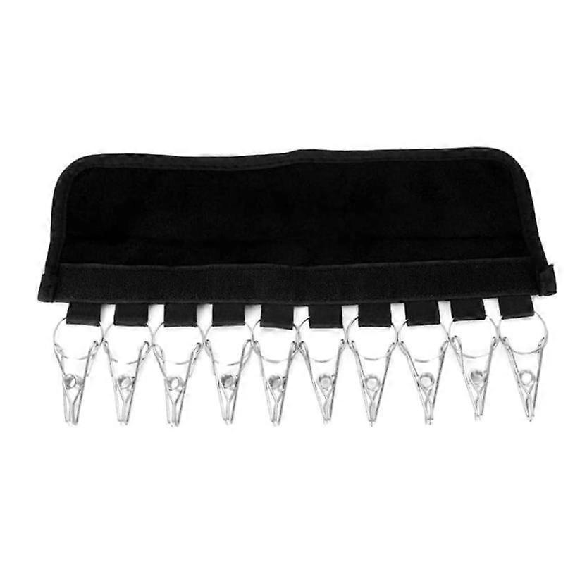 Hat Rack Wall Hat Hook Portable Hat Organizer Hanger with 10 Baseball Cap Clips - 2PCS