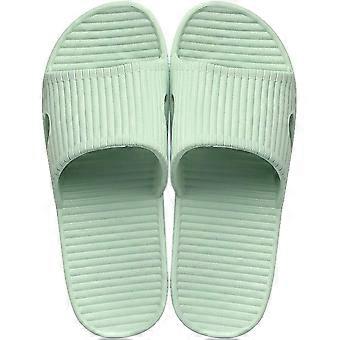 Unisex Slip On Hausschuhe für Damen/Herren Rutschfeste leichte flache Slide-Sandalen (light gre KOJ
