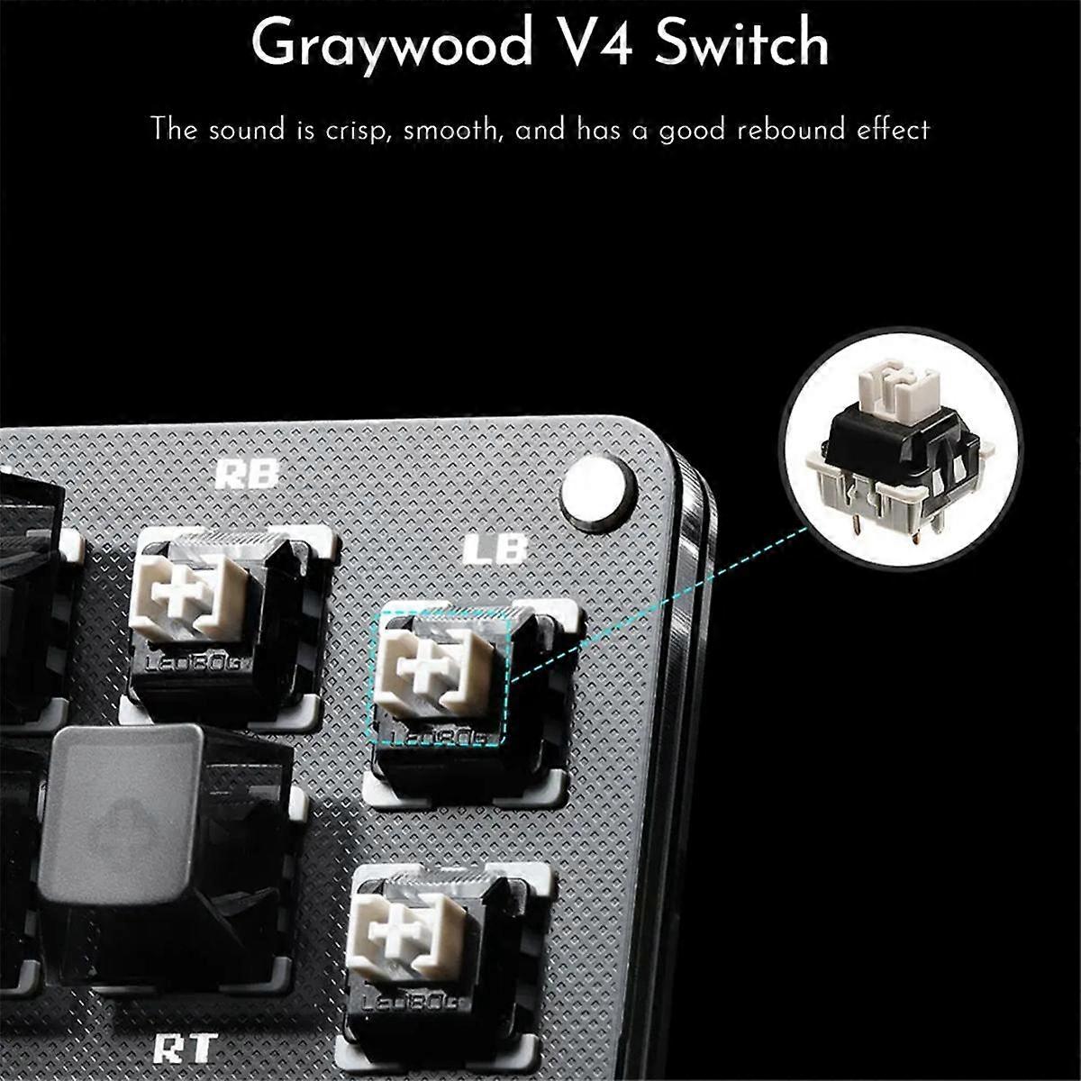 16Key Arcade Controller Fightstick Leverless Controller Arcade Controller for PC // /Switch