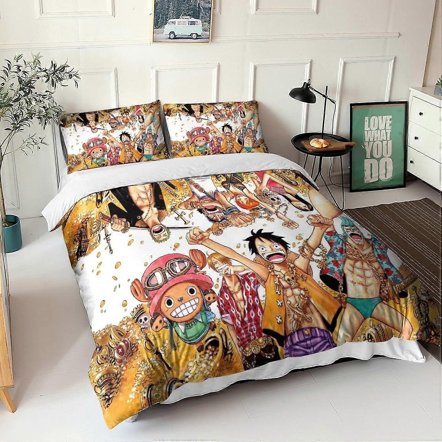 Yksiosainen mikrokuitupussilakanasetti D, aikuisille ja lapsille yksiosainen vuodevaatteet pussilakanoilla ja kaksinkertaisella tyynyliinalla 135 * 200 cm