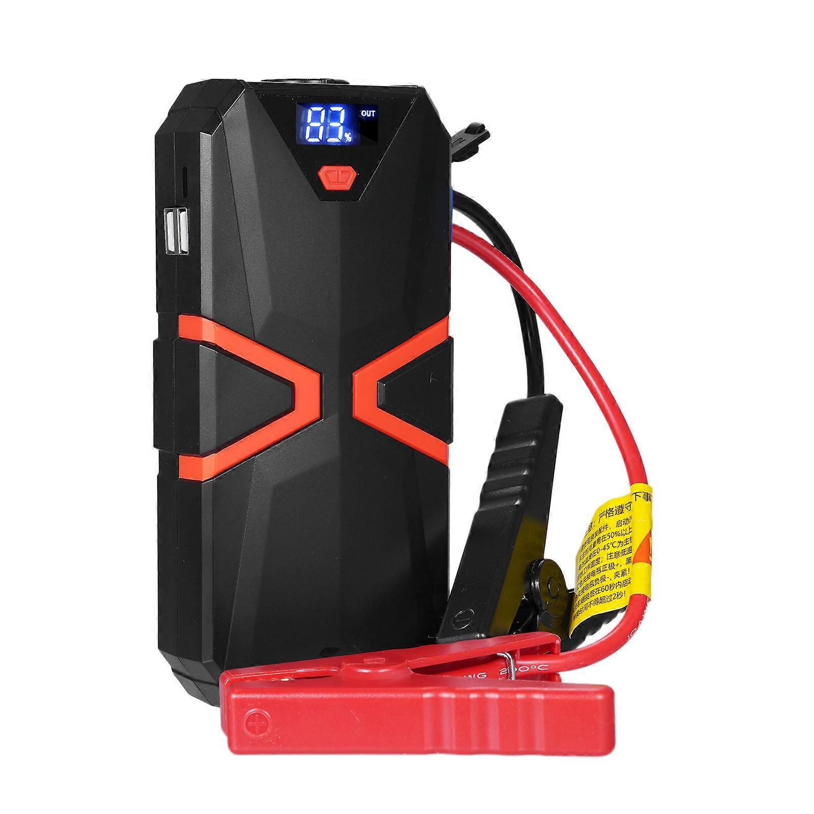 DN06 Automobile Emergency Starting Power Supply Car Jump Starter,600A Peak Current 6000 MAh Emergency Starter Power Supply Multi-Function Outdoor Auto