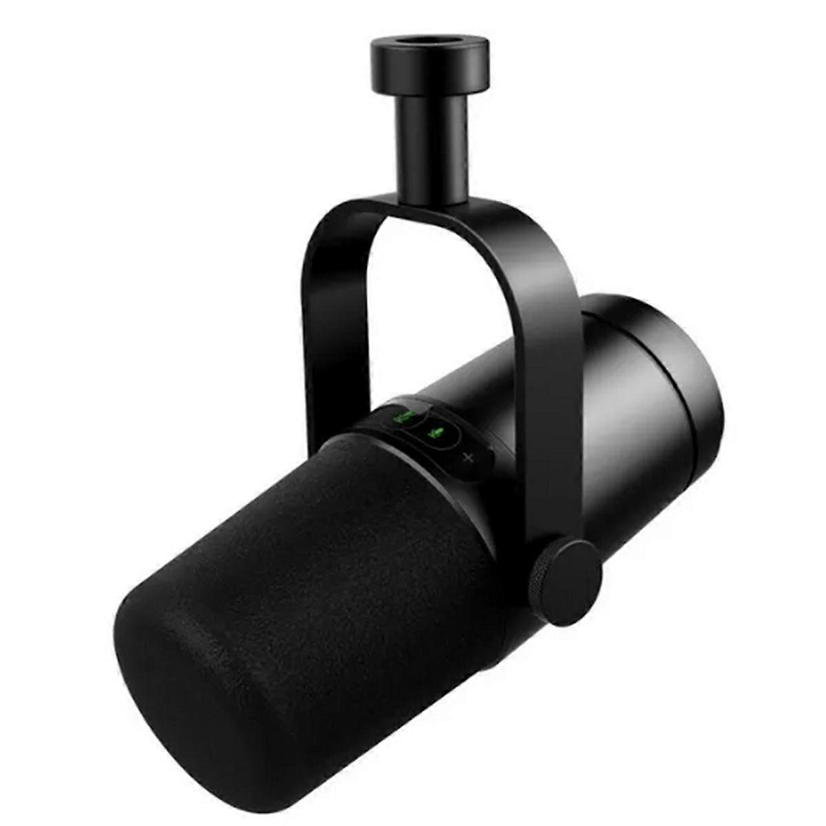 Professional USB/XLR Dynamic Microphone for Broadcast Podcast & Recording Studio Mic for Music & Sp