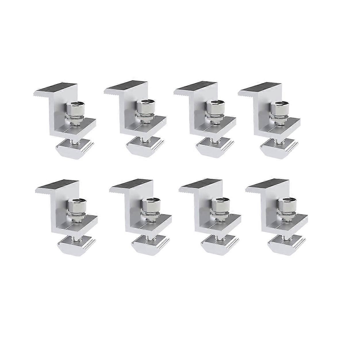 8 Pieces 35Mm Solar Panel Bracket Are Adjustable, Solar Mounting, Trapezoidal Sheet for Roof, RV, B