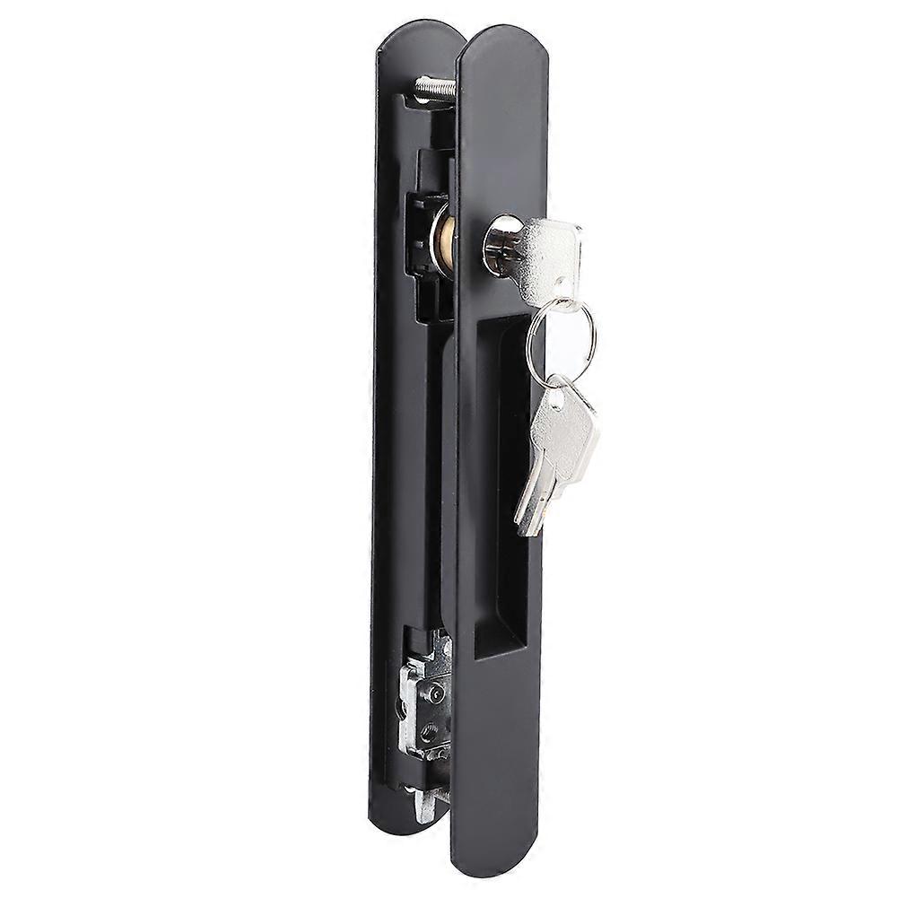 Sliding Door Window Hook Lock Modern Mobile Glass Door Single Double Sided Lock Catch 20x28cm Home Security Concealed