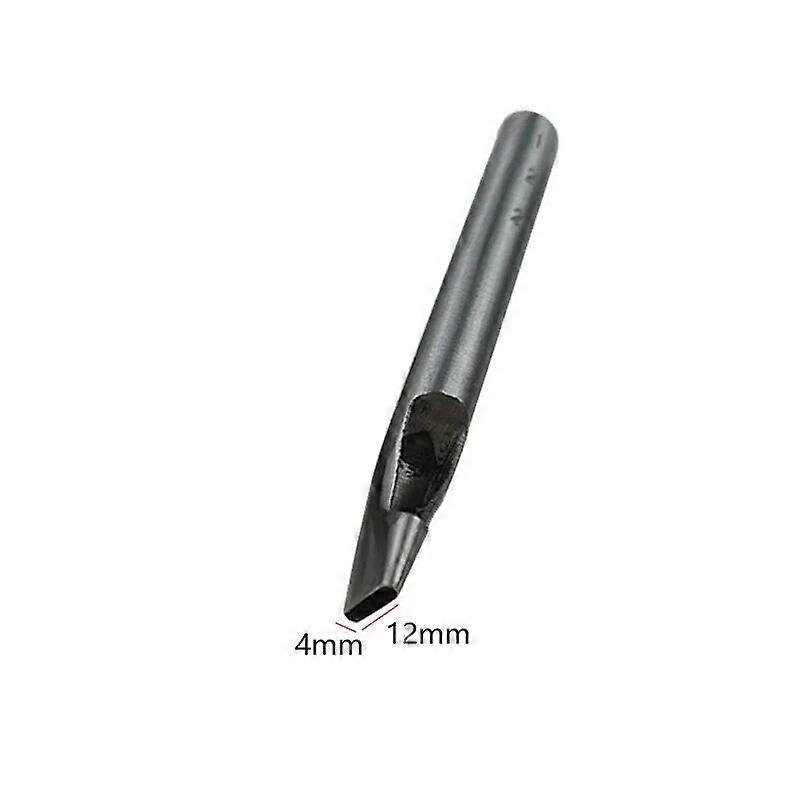 Oval Shape Leather Craft Puncher DIY Leather Hole Punch Maker Chisel Tool Set Belt Watch Banding Punching Tools