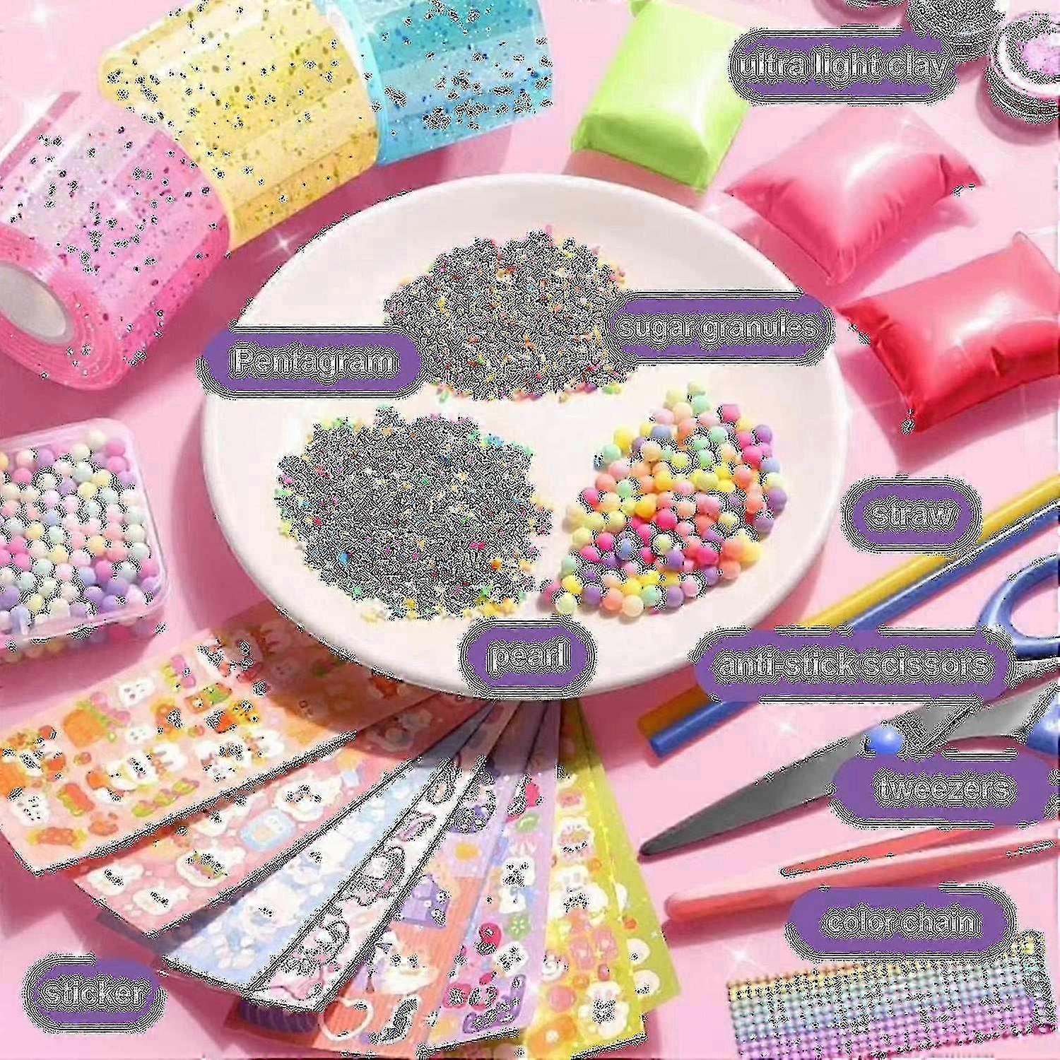 Nano Tape Bubble Kit For Kids - Non-toxic Nano Tape And Diy Bubble Maker For Family Fun (transparent