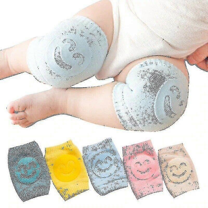 5 זוגות רפידות ברכיים מונעות החלקה כותנה מחלק זוחל מגן ברכיים מחמם רגליים אלסטי