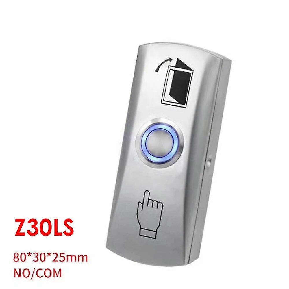 Alloy  Exit Button  Switch NO/NC/COM Door System Push Exit Release Button Switch For Access Control Backlight Button