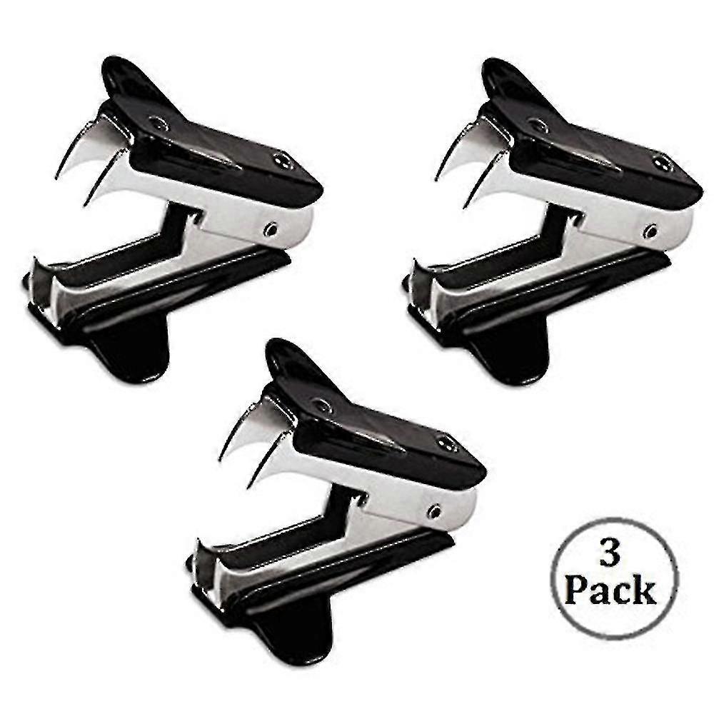 3 Pack Staple Remover με χαλύβδινη σιαγόνα, ελαφρύ συρραπτικό αφαίρεσης -aya