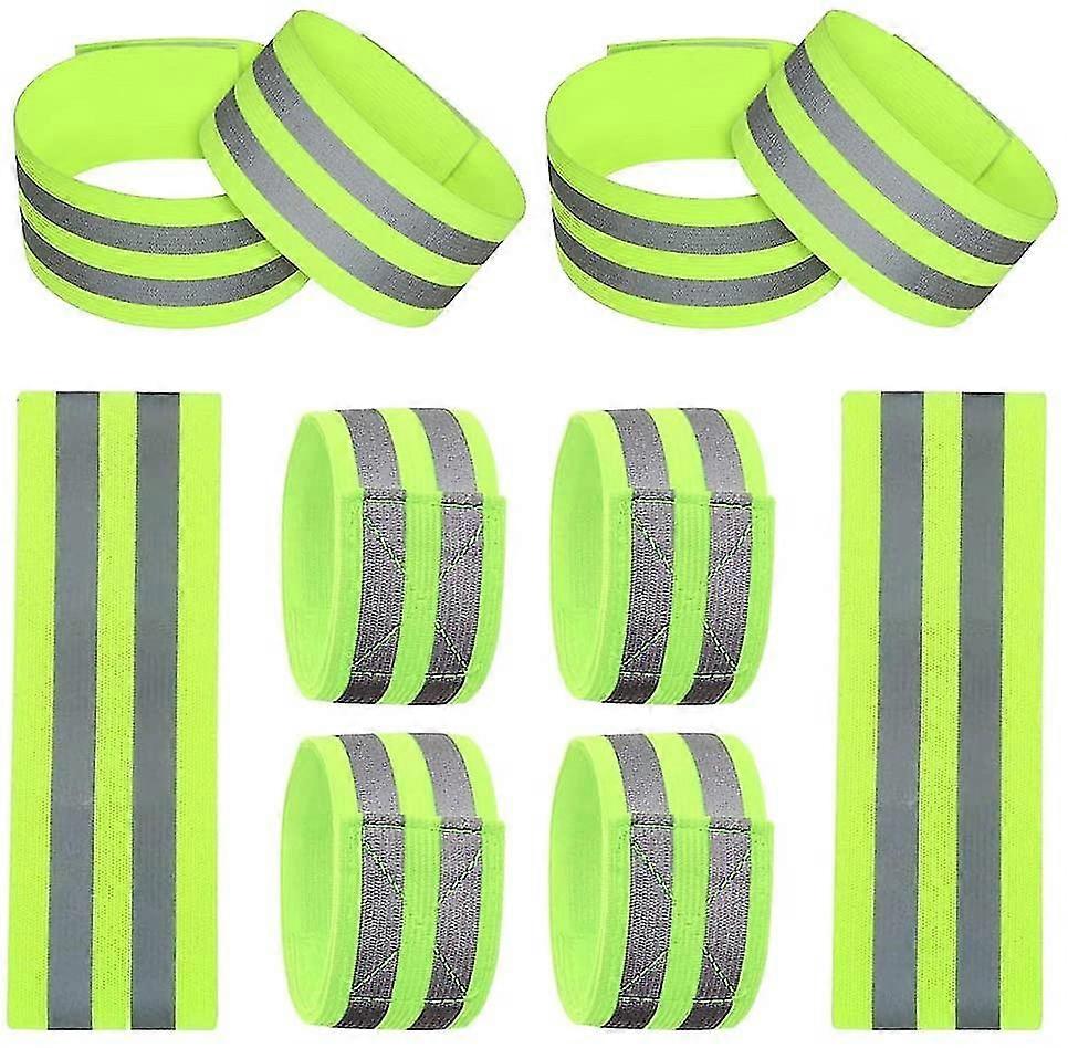 Set Of 10 Double Reflective Strips, Reflective Tape, Reflective Bracelet