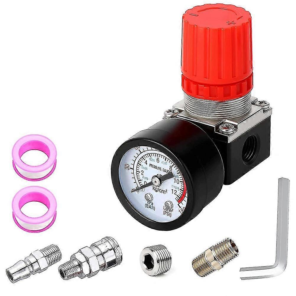 Ρυθμιστής πίεσης αεροσυμπιεστών με το μετρητή κλήσης, μετρητή αέρα 0-175 για τον αεροσυμπιεστή και τα εργαλεία αέρα