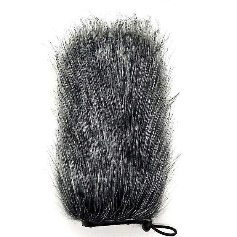 Portable Outdoor Furry Microphone Cover Windproof Wind Screen Mic Windscreen Microphone Windshield Microphone