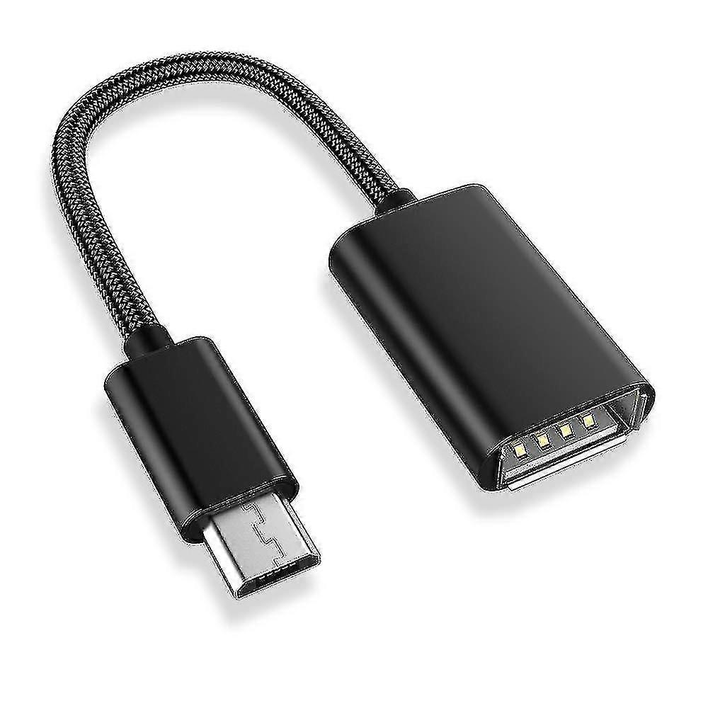 2 Pack Micro Usb To Usb,usb 2.0 Micro Cable Adapter